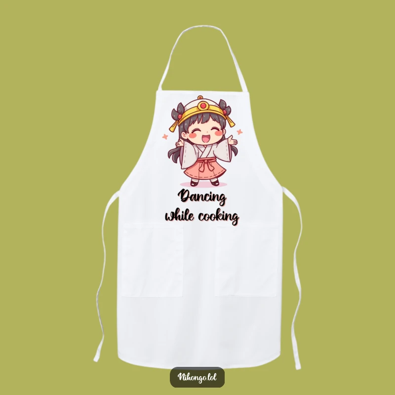Funny Dance Apron: Cook with Rhythm, Giggling Traditional Character Edition
