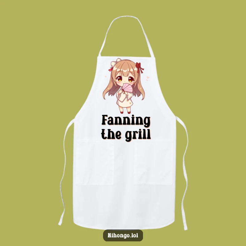 Funny Fan Dancer Apron: Cook with Style and Theatrical Flair