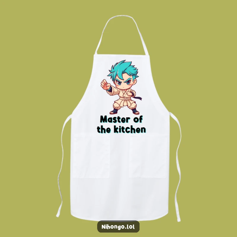 Funny Martial Arts Apron: Cook with Focus, Hilarious Gift for Chefs