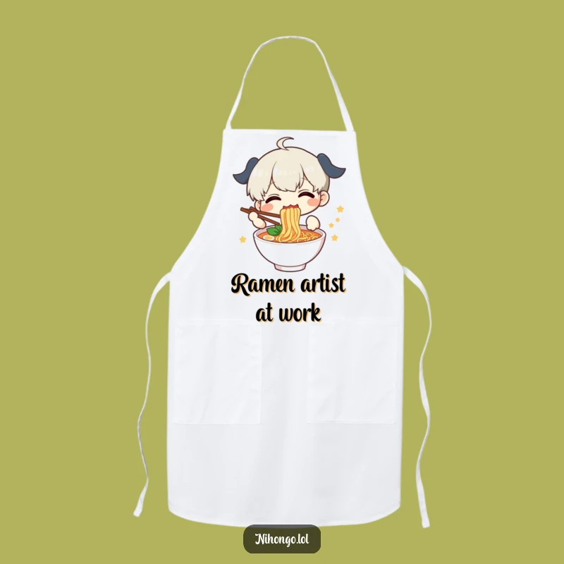 Funny Ramen Chef Apron - Delighted Eater, Perfect Cooking Gift