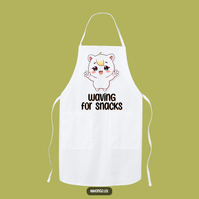 Funny Waving Character Apron: Greet Your Guests with Humor, the Ultimate Funny Gift