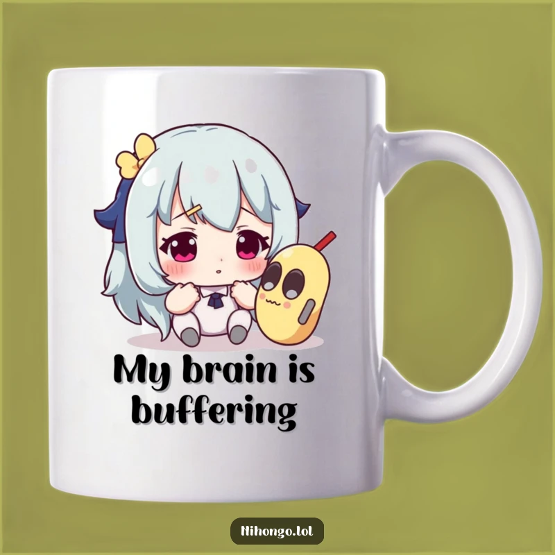 Funny Mug Gift: Curious Character Pondering Peculiar Object, A Hilarious Conversation Starter