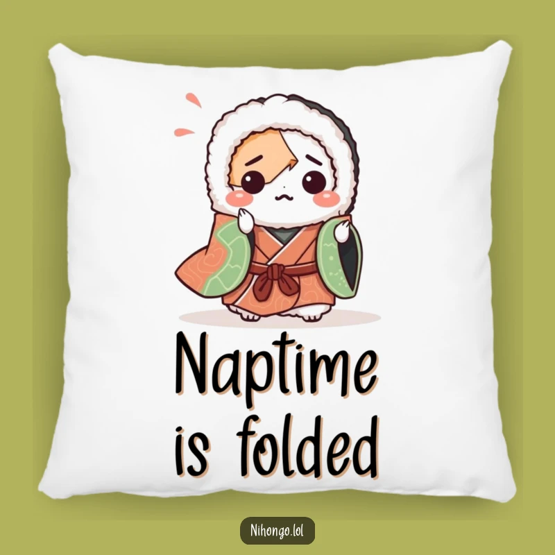 Funny Sushi Origami Pillow: Cozy Culinary Art, Fantastic Funny Gift for Foodie Comfort