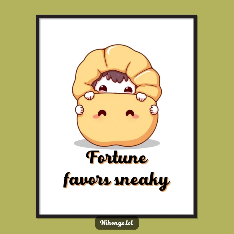 Funny Fortune Cookie Digital Art: Instant Humor Download, Perfect Gift