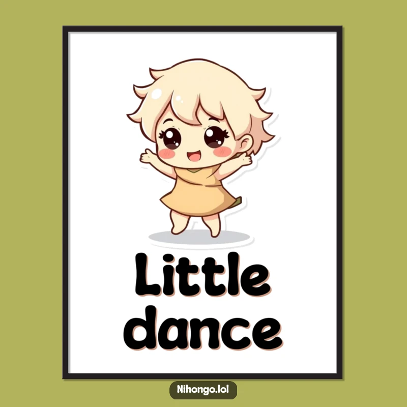 Funny Dancing Character Digital Art - High-Res Rhythm for Your Walls!