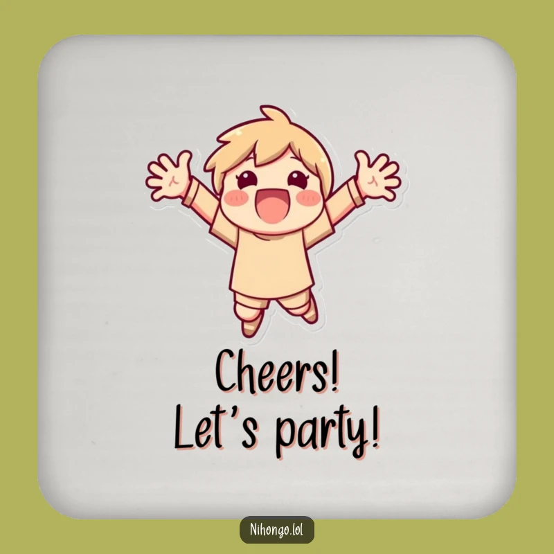 Funny Excited Jumping Coasters - Add Joy to Your Table - Perfect Funny Gift