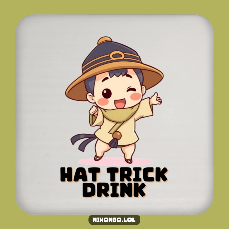 Funny Character Hat Coaster: Hilarious Protection for Your Tables