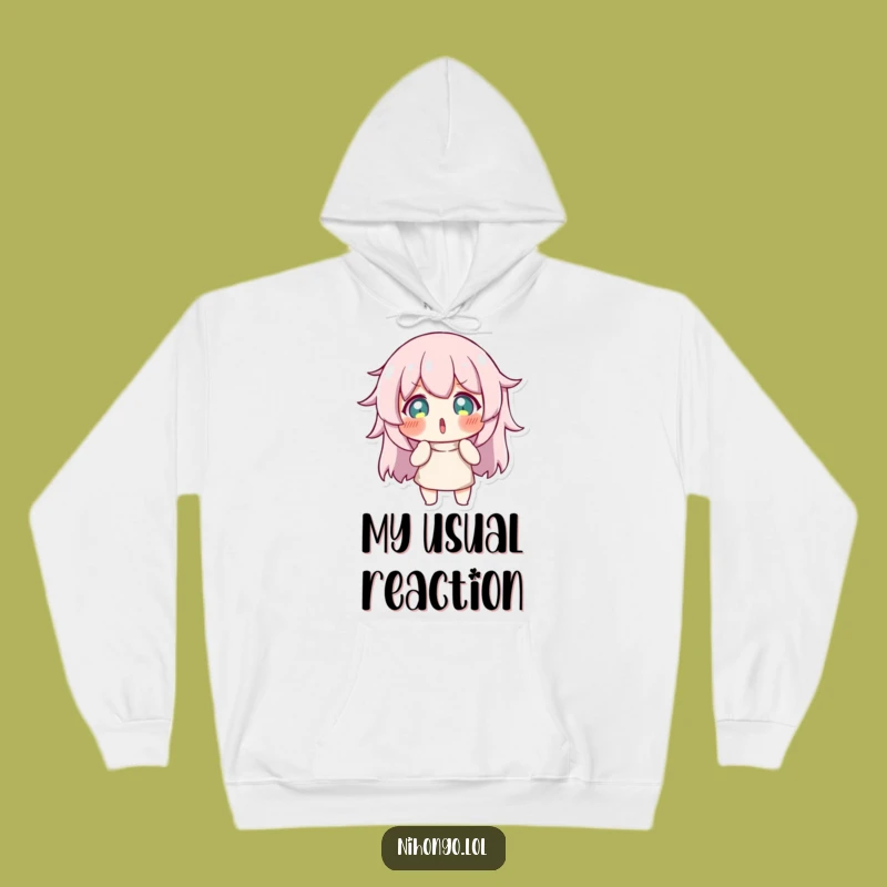 Cozy Funny Surprised Pose Hoodie - Stay Warm and Surprised - Great Funny Gift