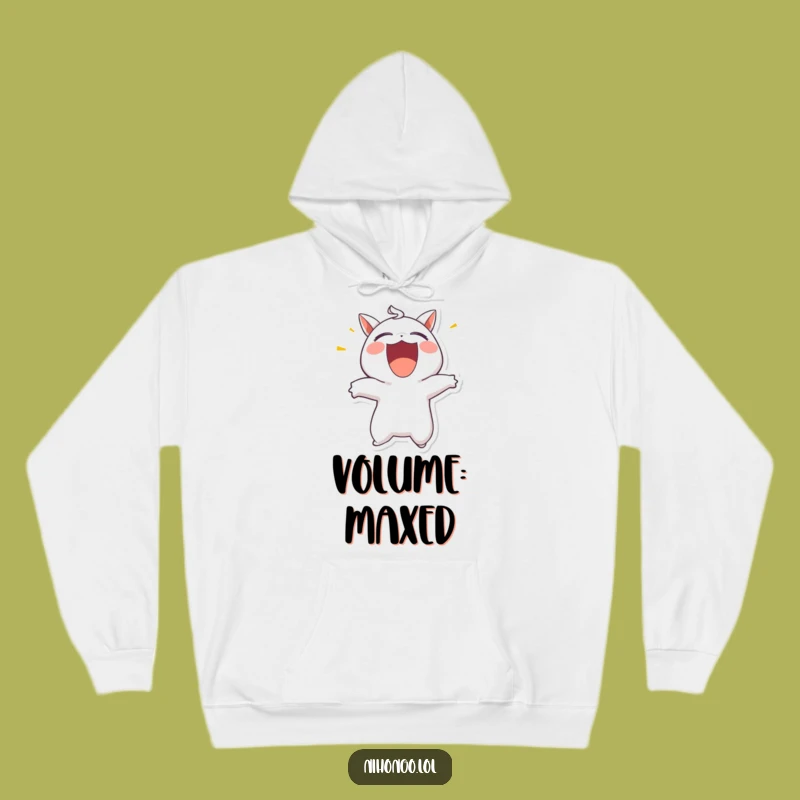 Funny Shouting Character Hoodie - Stay Cozy and Loud with This Hilarious Gift!