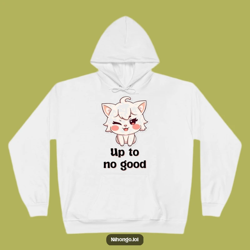 Funny Winking Character Hoodie - Stay Cozy with a Hint of Mischief!