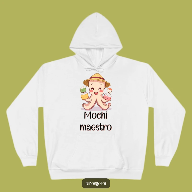 Cozy Funny Octopus Mochi Hoodie: Warm Juggling Fun, Ultimate Funny Gift!