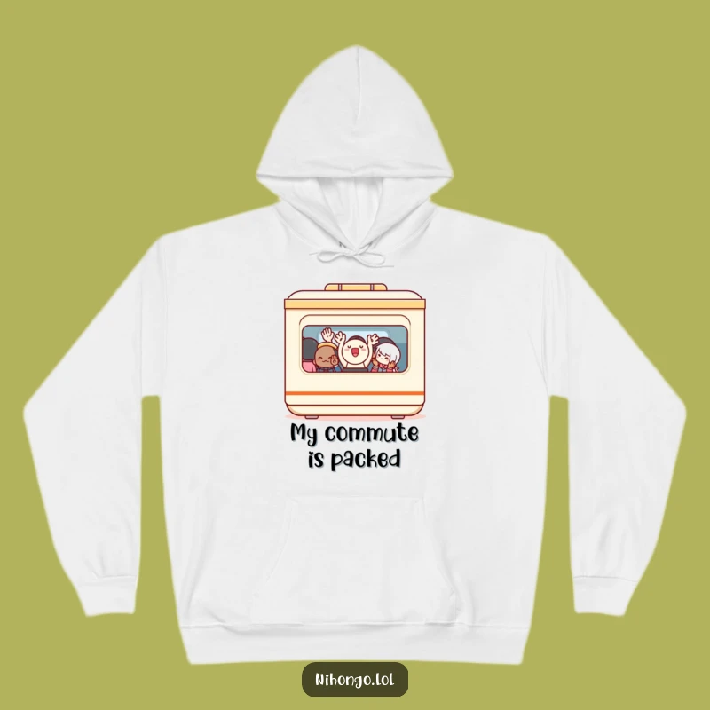 Funny Bento Box Train Hoodie - Cozy and Hilarious Meal Adventure Apparel
