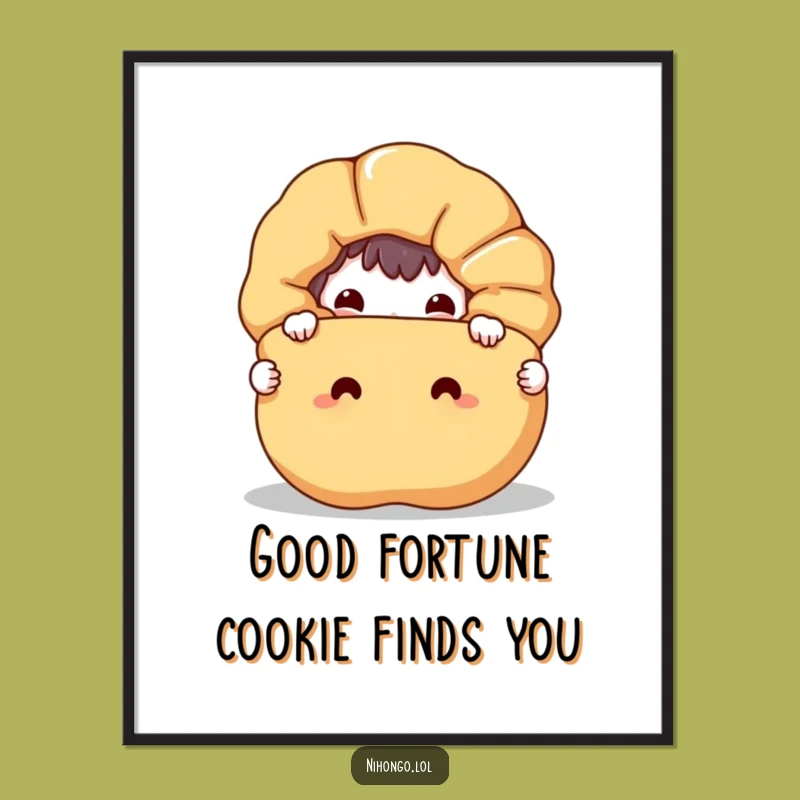 Funny Free Printable Wall Art: Fortune Cookie Mischief - Downloadable Humor for Your Home!