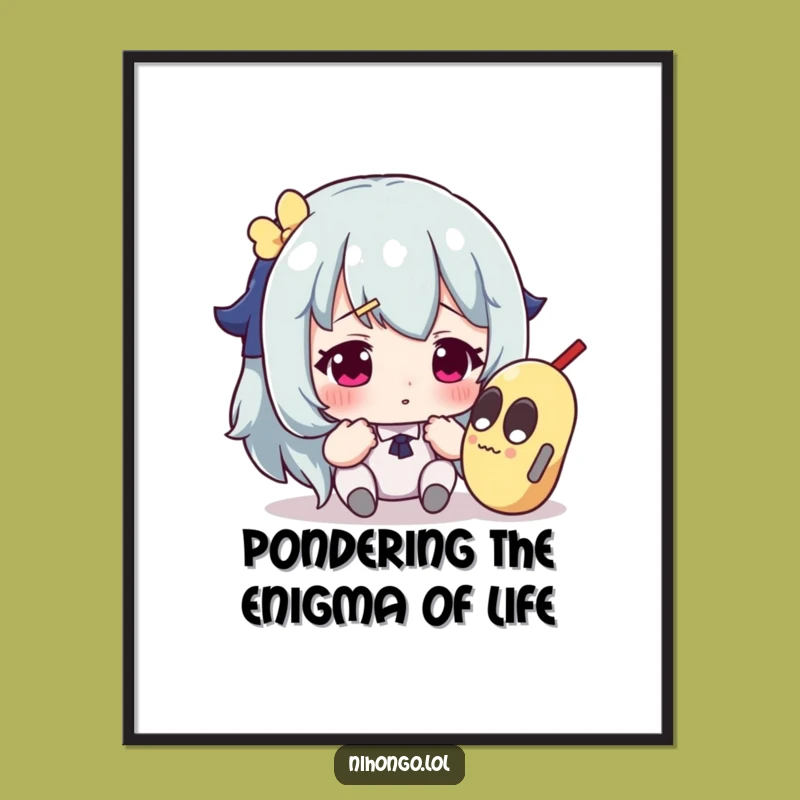 Hilarious Free Printable Wall Art: Confused Character, Odd Object, Humorous Downloadable Decor