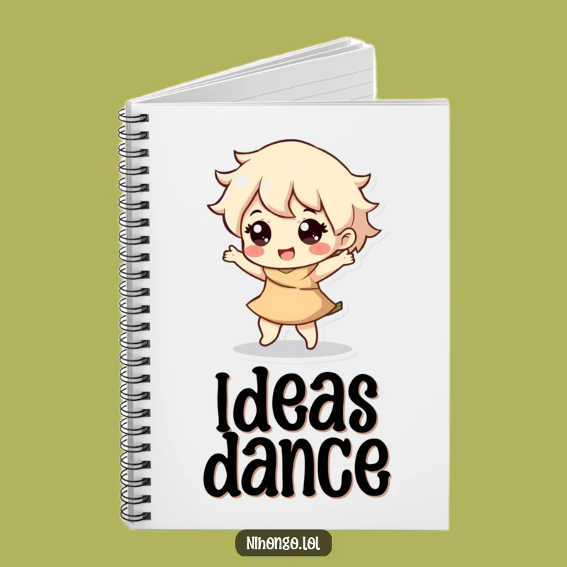 Funny Dancing Character Notebook - Jot Down Your Rhythmic Ideas!