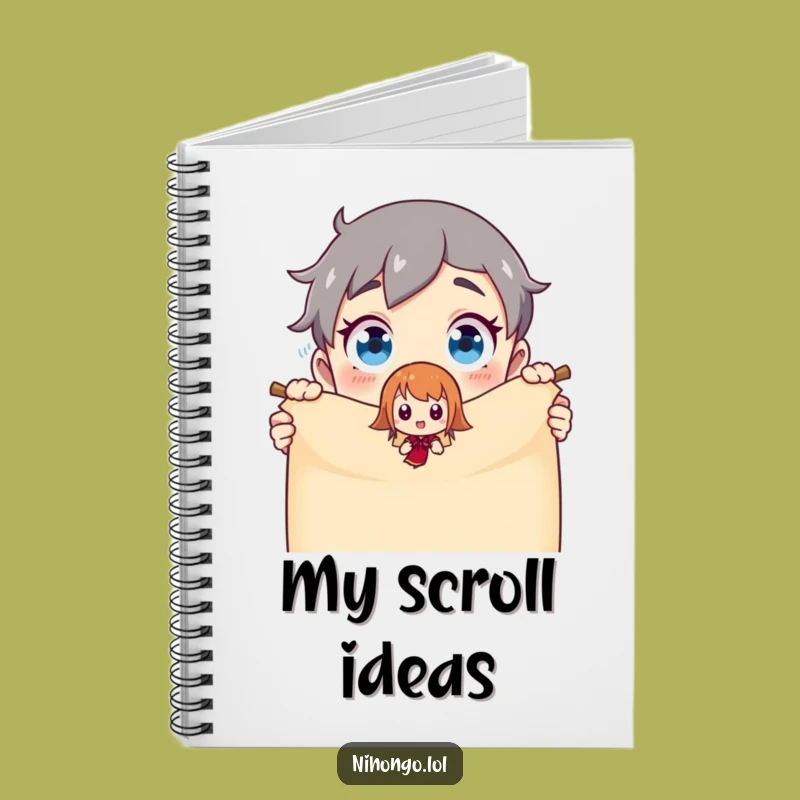 Funny Notebook: Scroll Magic Ideas - Capture Your Thoughts with Humor