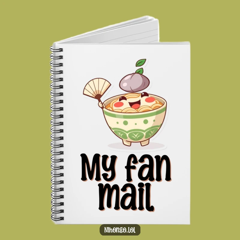 Funny Ramen Bowl Fan Notebook: Cheerful Journal, Perfect for Notes and Funny Gifts
