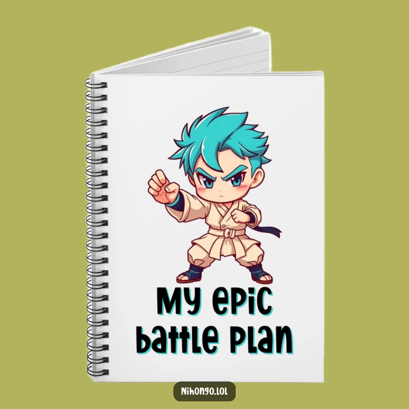 Funny Martial Arts Notebook: Plan Your Moves, Perfect Gift for Strategists