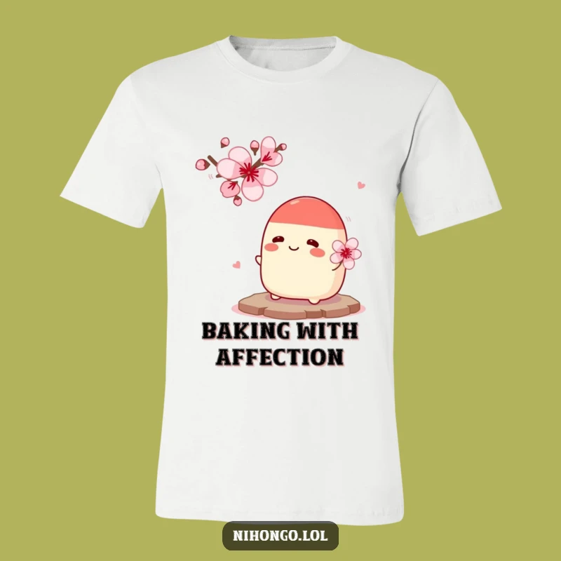 Funny Bean Bun Flower T-Shirt - Sweet Nervous Romance Tee for Dreamers