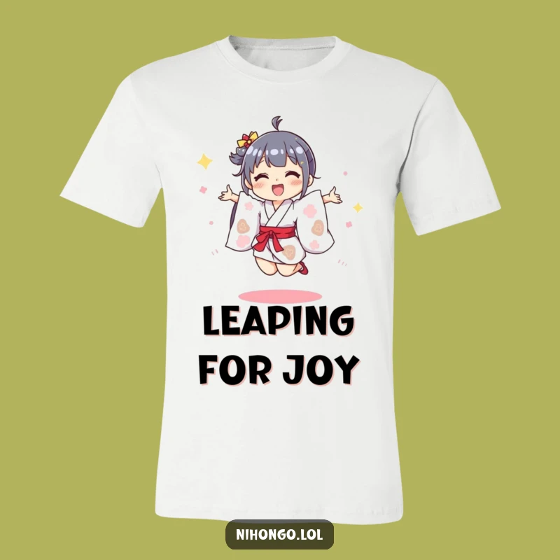 Funny Kimono Jump Character Tee - Festive Fun, Ideal Funny Gift