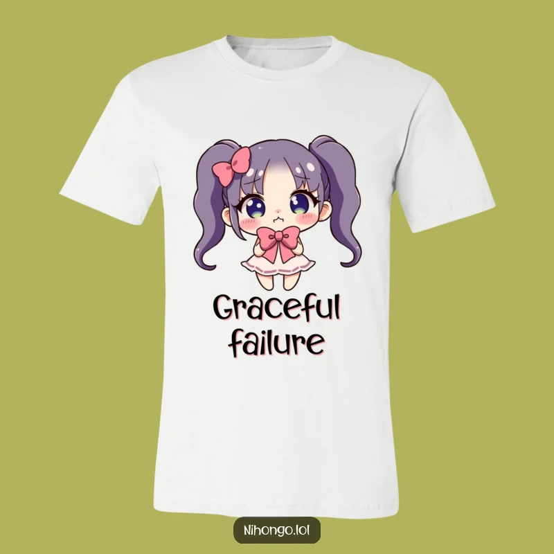 Funny T-Shirt: Awkward Bow Down, Character's Goofy Gesture, Hilarious Apparel Gift