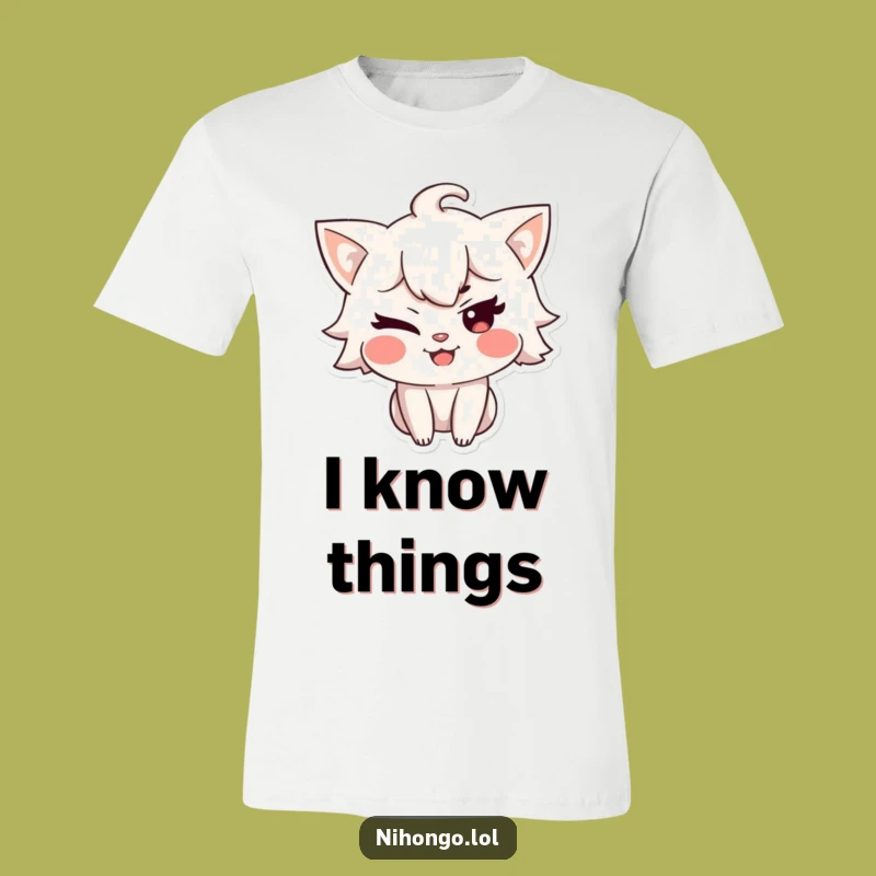 Funny Winking Character T-Shirt - Your Playful Statement Piece!