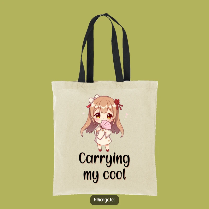 Funny Fan Dancer Tote Bag: Carry Your Style with Grace
