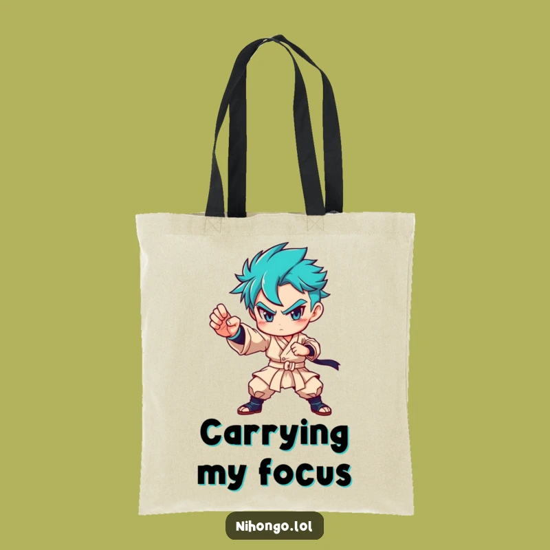 Funny Martial Arts Tote: Carry Your Power, Ideal Gift for Warriors