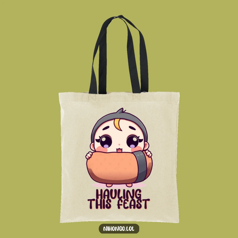 Funny Sushi Surprise Tote Bag: Carry Your Cravings in Style!